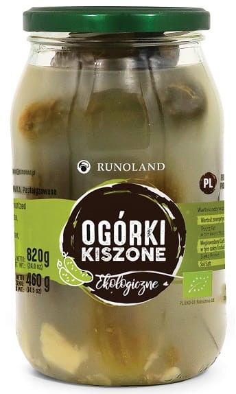Ogórki Kiszone BIO 460g - Runoland