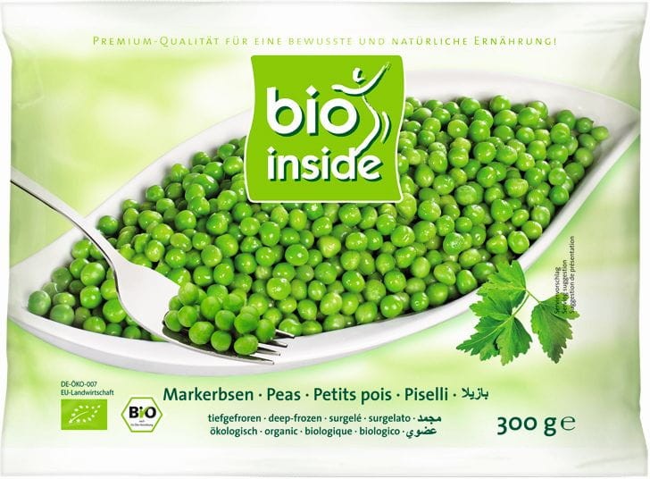 Groszek Zielony Mrożony BIO 300g - Bio Inside