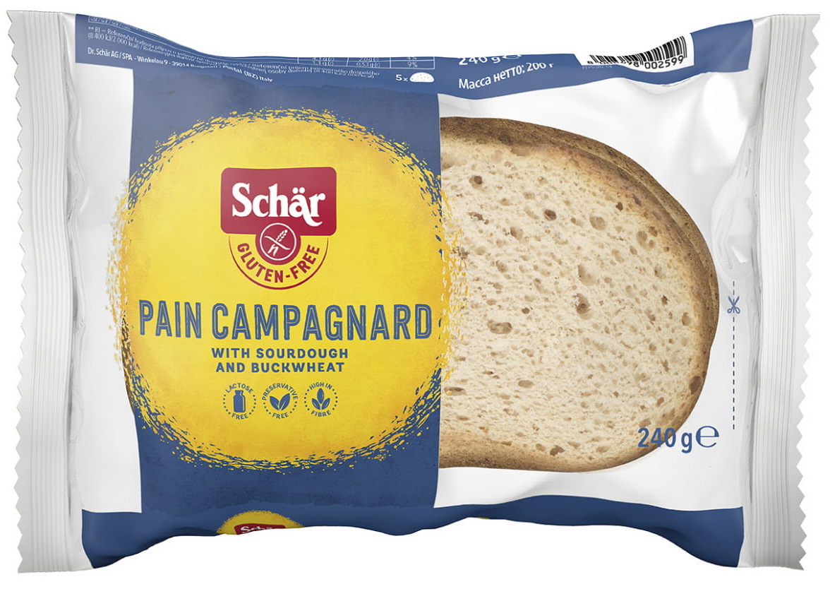 Chleb Pain Campagnard bezglutenowy 240g - Schär