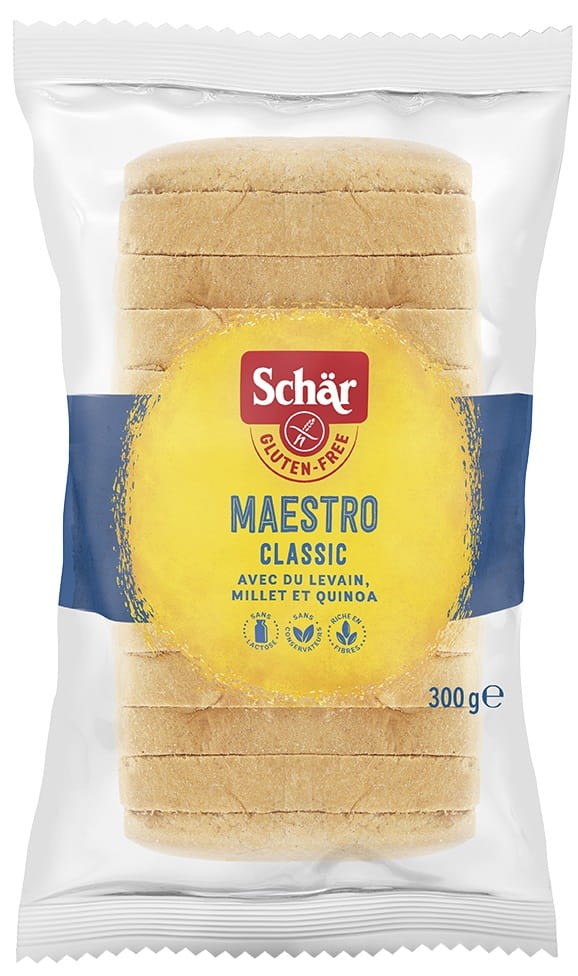 Chleb Biały Meisterbackers Classic bezglutenowy 300g - Schär