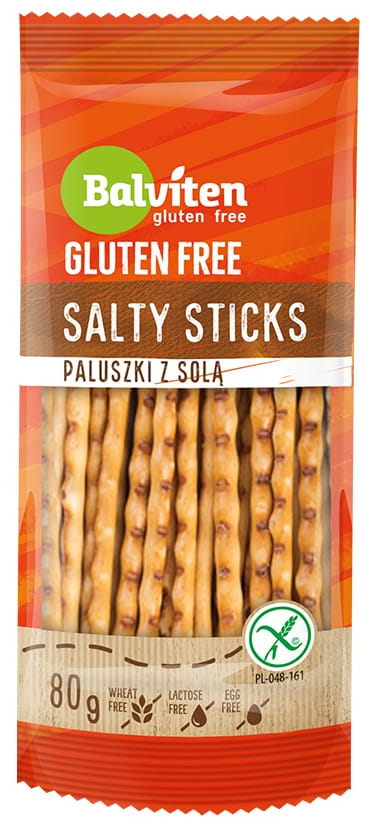 Paluszki z Solą bezglutenowe 80g - Balviten