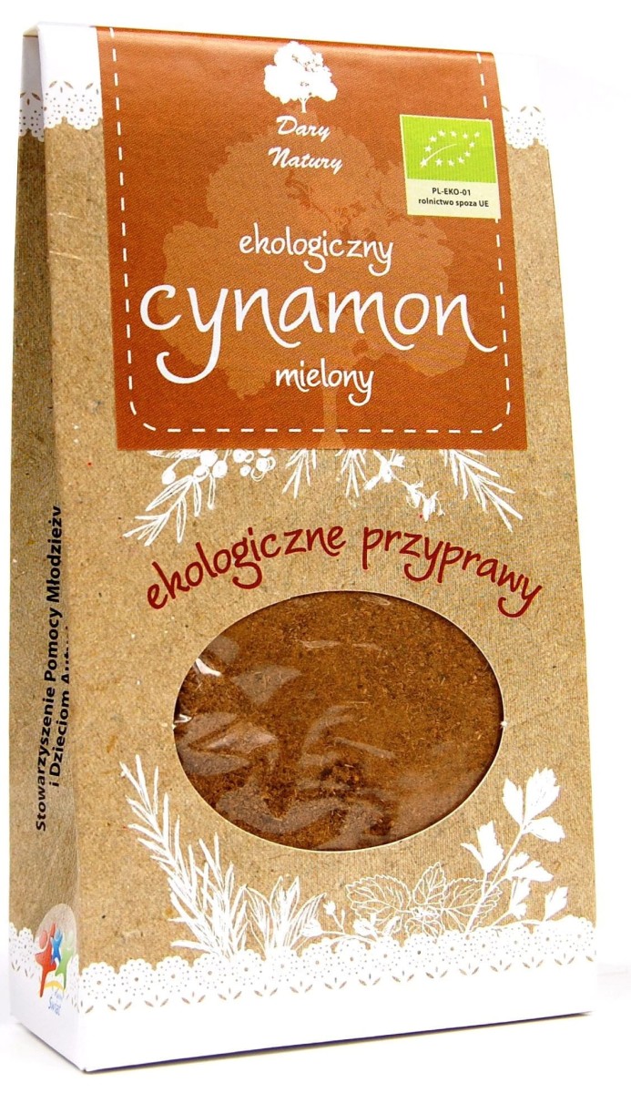 Cynamon Cejloński Mielony BIO 50g - Dary Natury