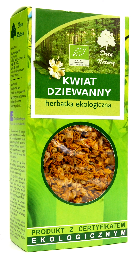 Herbatka z Kwiatu Dziewanny BIO 25g - Dary Natury.