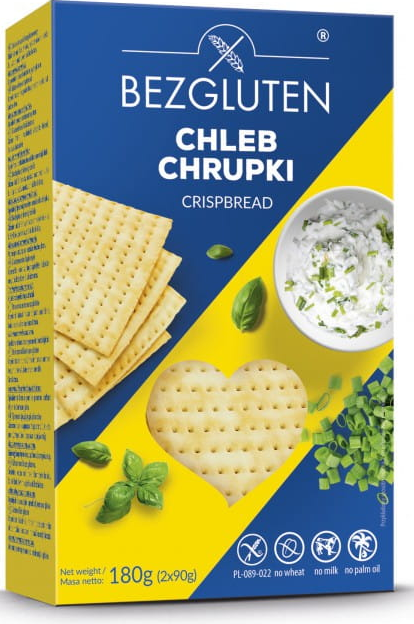 Chleb Chrupki bezglutenowy 180g - Bezgluten