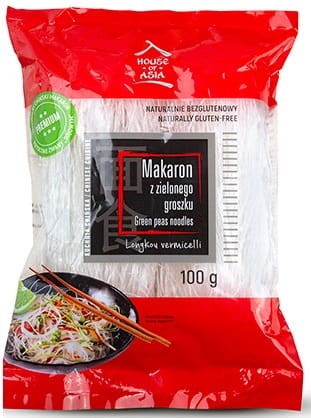 Makaron Longkou Vermicelli z Zielonego Groszku bezglutenowy 100g - House of Asia