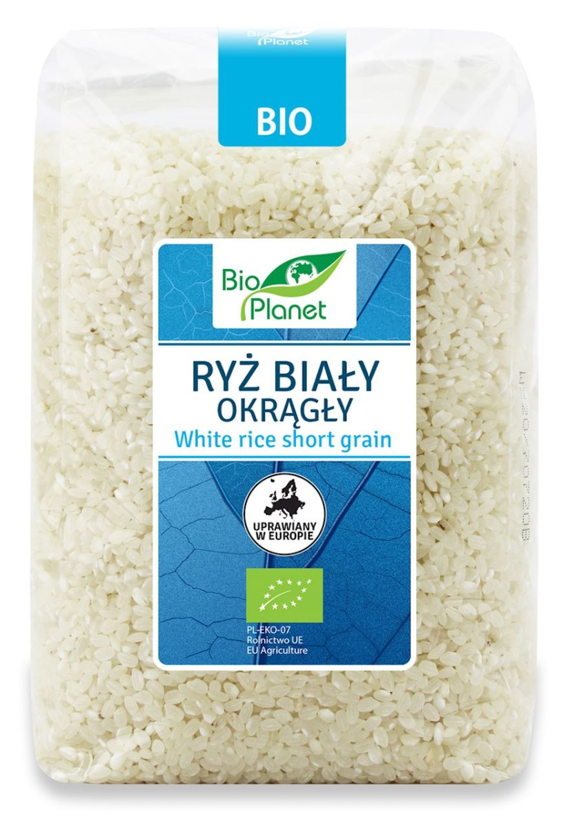Ryż Biały Okrągły BIO 1kg - Bio Planet