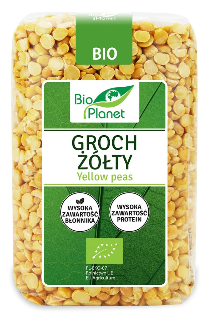 Groch Żółty BIO 500g - Bio Planet