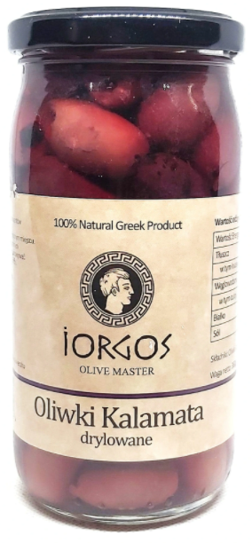 Oliwki Kalamata Drylowane Greckie 180ml - Iorgos