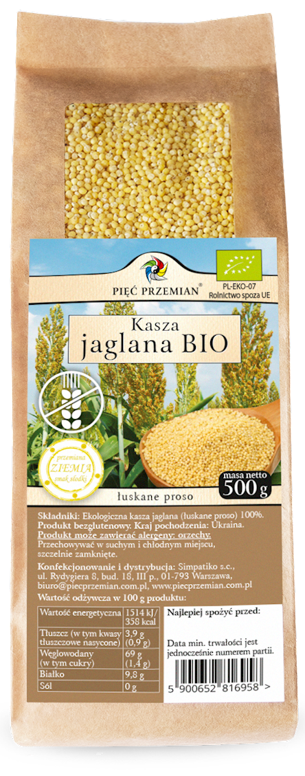 Kasza Jaglana BIO 500g - Pięć Przemian