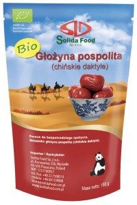 Daktyle Chińskie Głożyna Pospolita BIO 180g - Solida Food