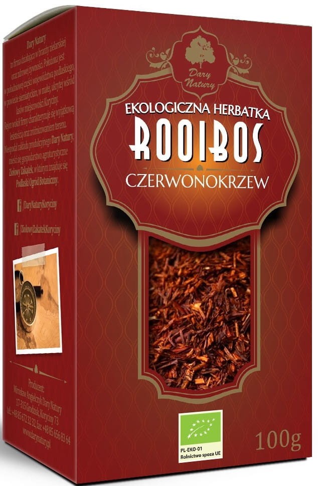 Herbata Rooibos BIO 100g - Dary Natury
