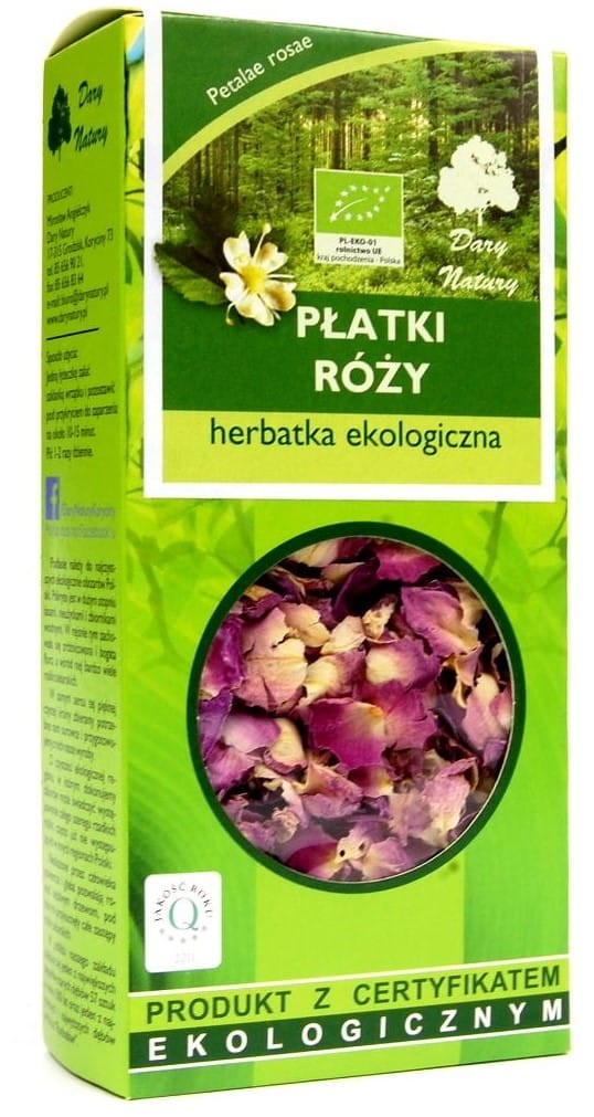 Herbatka z Płatków Róży BIO 20g - Dary Natury