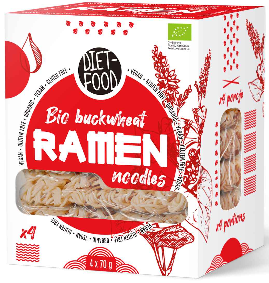 Makaron Gryczany Soba Ramen Noodle BIO 280g - Diet Food