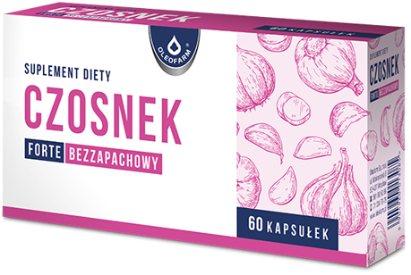 Czosnek Forte Bezzapachowy Suplement Diety 60 Kapsułek - Oleofarm