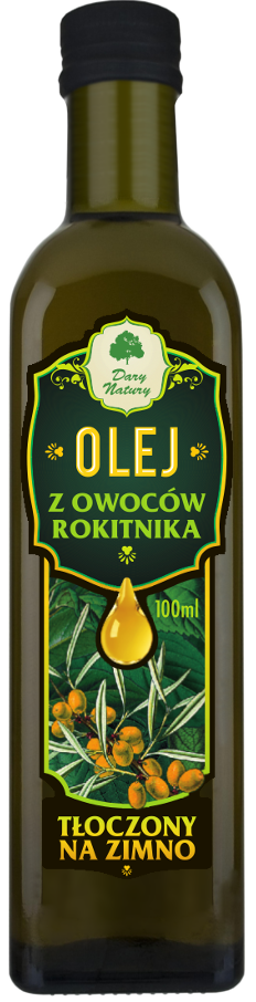 Olej z Owoców Rokitnika 100ml - Dary Natury