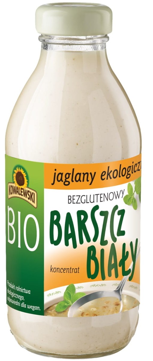 Barszcz Biały Jaglany Bezglutenowy Koncentrat BIO 320ml - Kowalewski