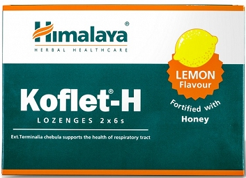 Koflet-H Smak Cytrynowy Pastylki 12 sztuk - Himalaya