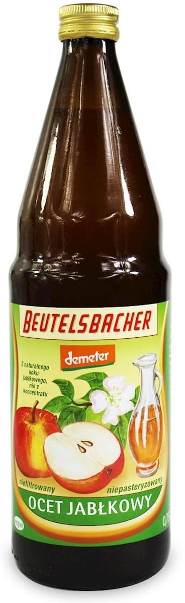 Ocet Jabłkowy Niefiltrowany Demeter BIO 750ml - Beutelsbacher
