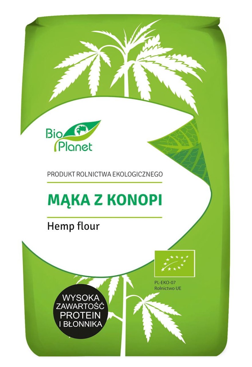 Mąka z Konopi BIO 400g - Bio Planet