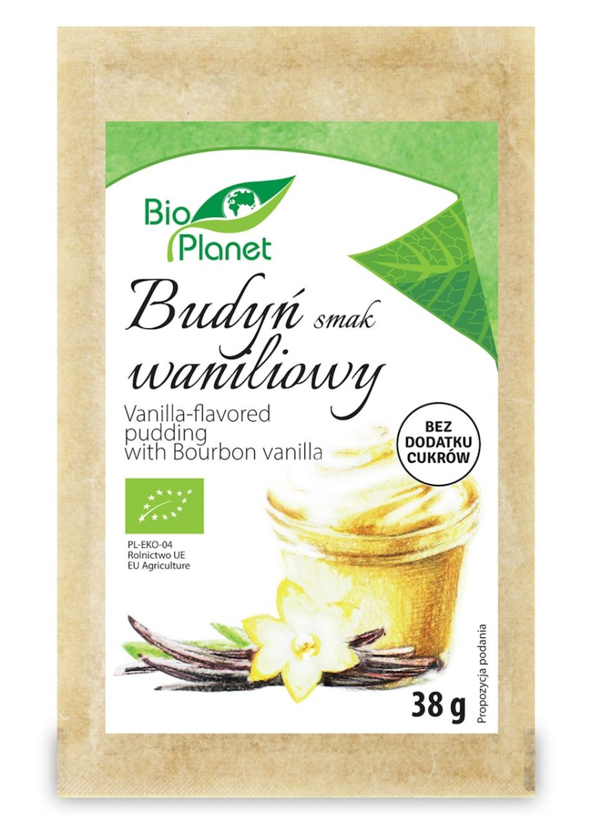Budyń o Smaku Waniliowym BIO 38g - Bio Planet