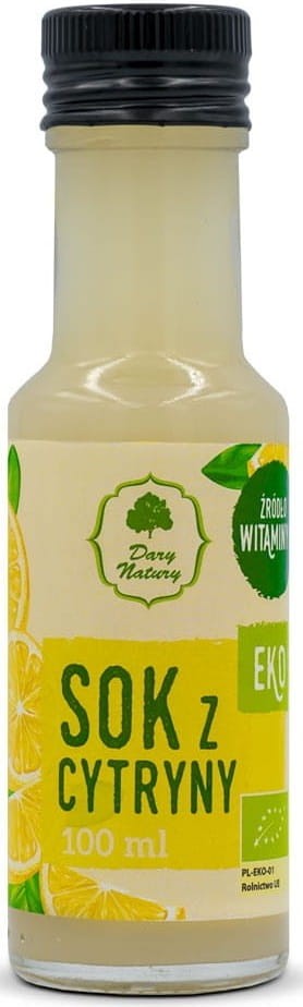 Sok z Cytryny BIO 100ml - Dary Natury