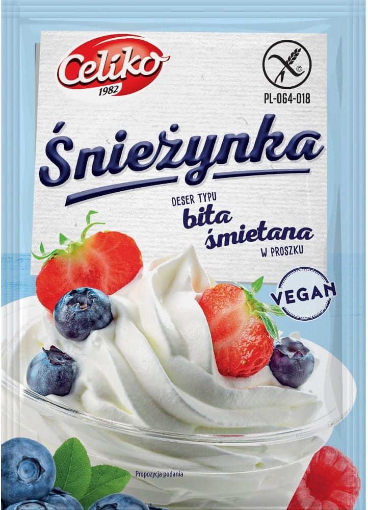 Bita Śmietana Wegańska bezglutenowa 50g - Celiko