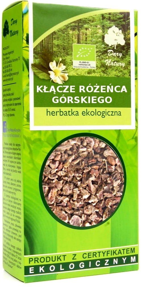 Herbatka Różeniec Górski Kłącze BIO 50g - Dary Natury