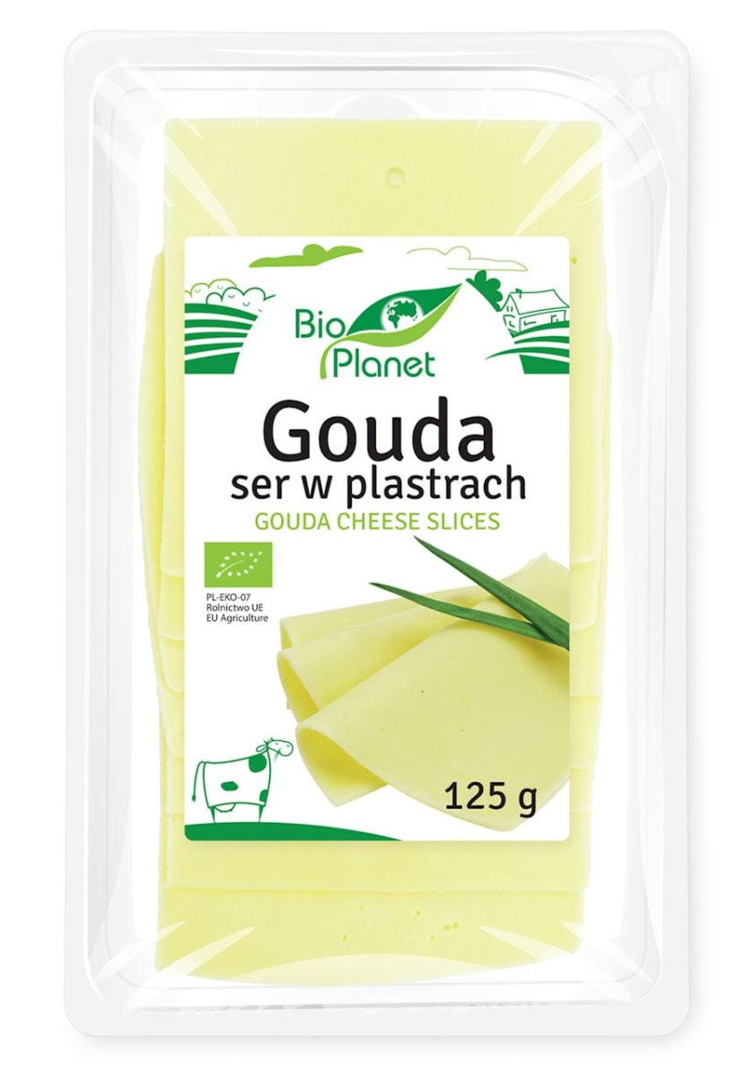 Ser Gouda Plastry BIO 125g - Bio Planet