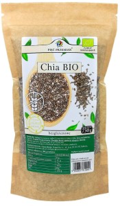 Chia Nasiona Szałwii Hiszpańskiej bezglutenowe BIO 750g - Pięć Przemian