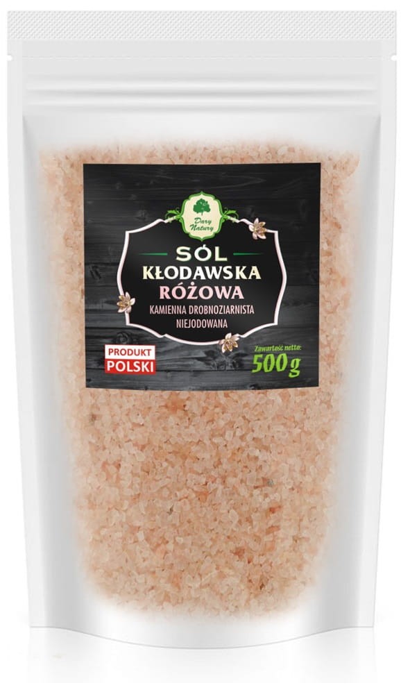 Sól Kłodawska Różowa 500g - Dary Natury