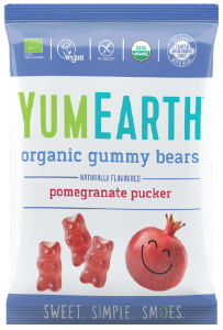 Żelki Owocowe Smak Owoc Granatu z Witaminą C bezglutenowe BIO 50g - Yum Earth