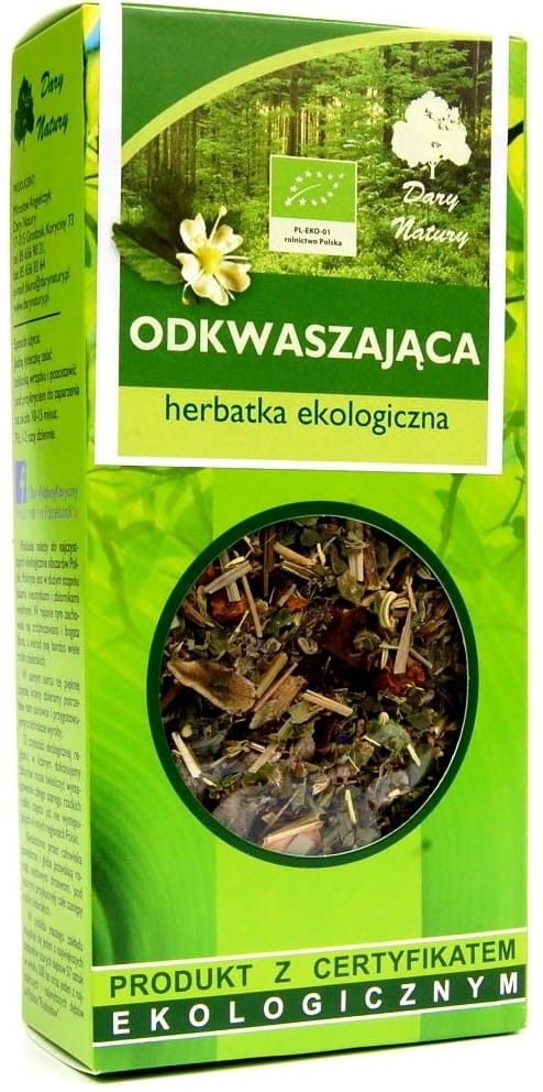 Herbatka Odkwaszająca BIO 50g - Dary Natury