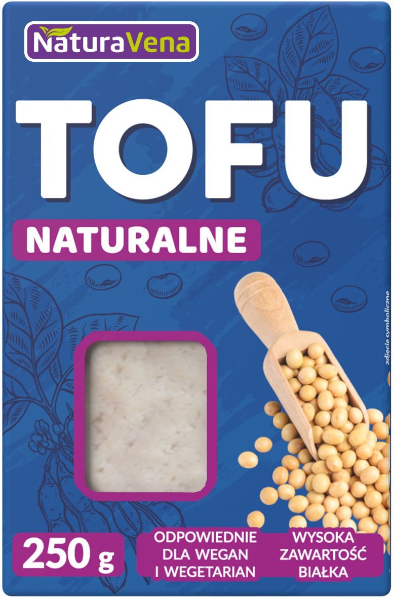 Tofu Naturalne Kostka 250g - NaturAvena