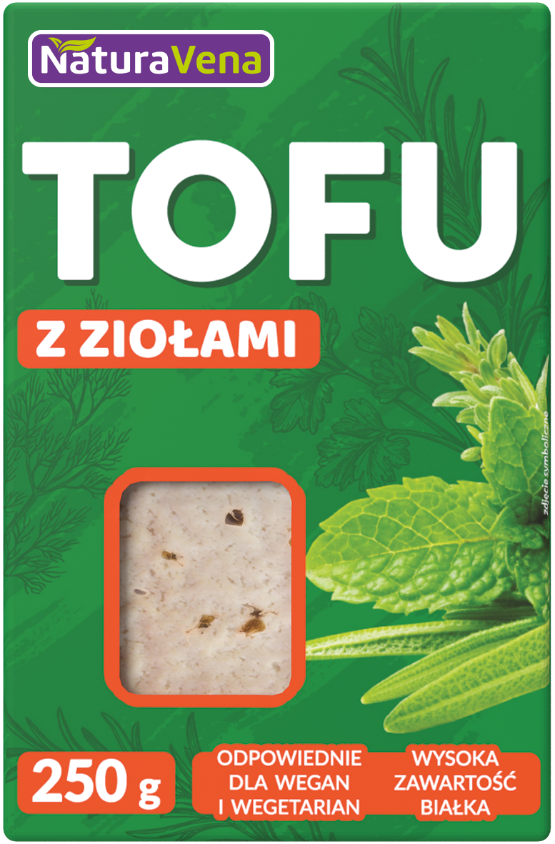 Tofu Ziołowe Kostka 250g - NaturAvena