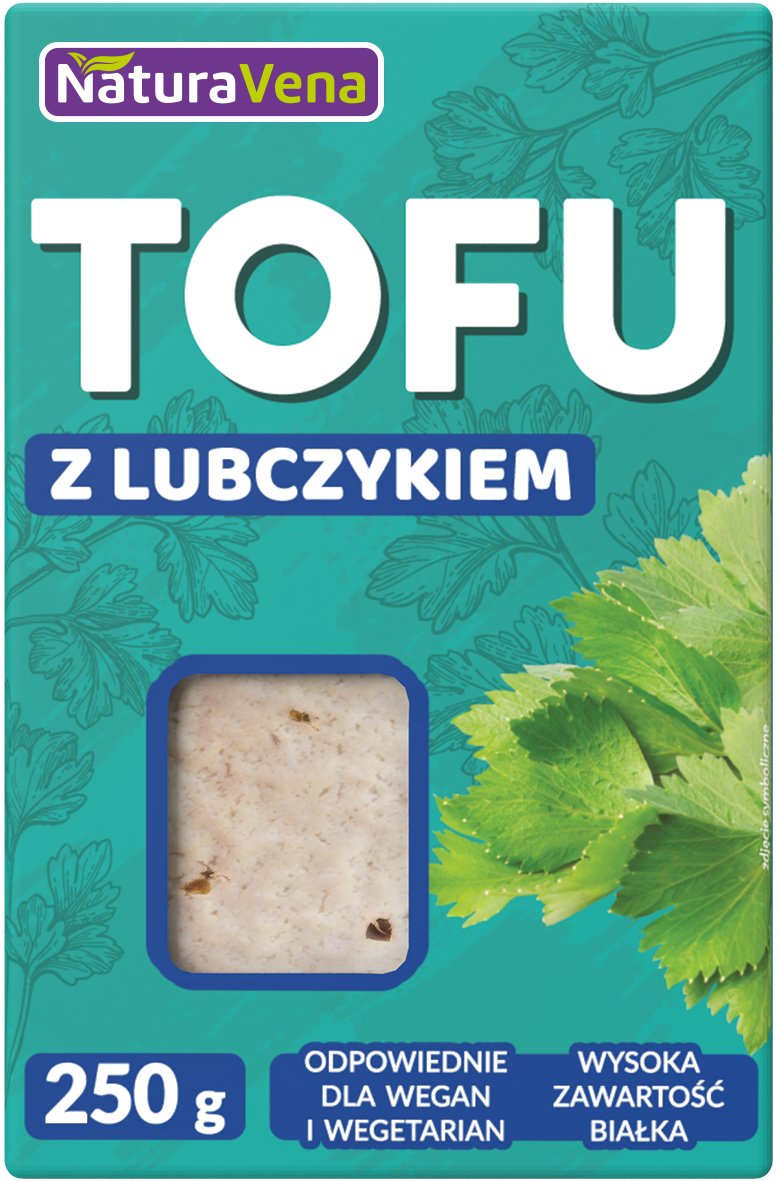 Tofu z Lubczykiem Kostka 250g - NaturAvena