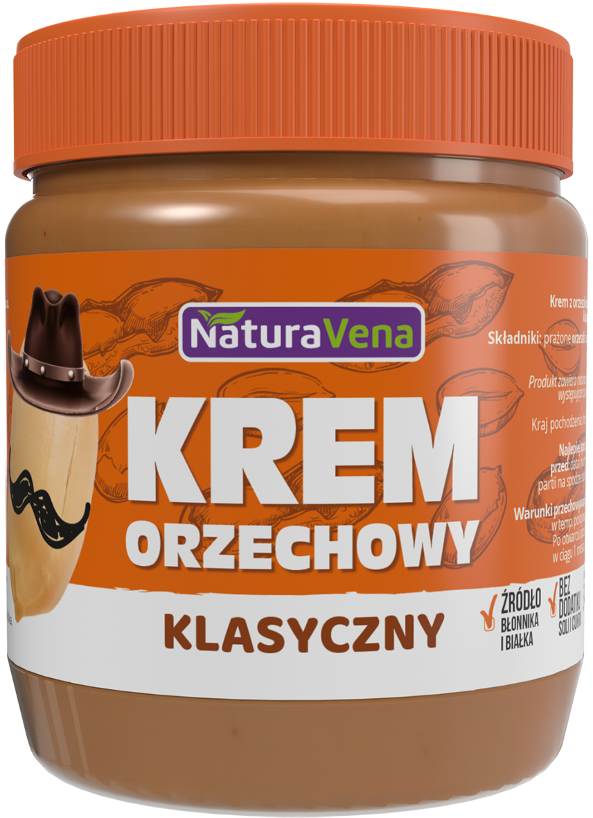 Krem Orzechowy Klasyczny 340g - NaturAvena