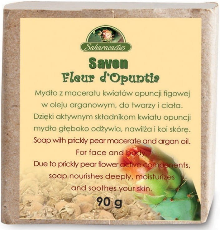 Mydło z Maceratu Kwiatu Opuncji Figowej 90g - Saharacactus