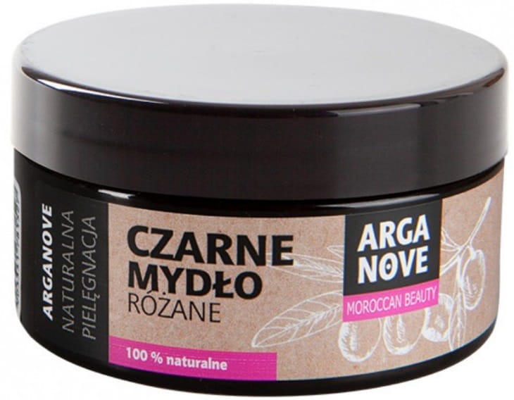 Czarne Mydło Różane 100g - Arganove