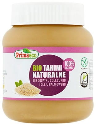 Tahini Naturalne BIO 350g - Primaeco