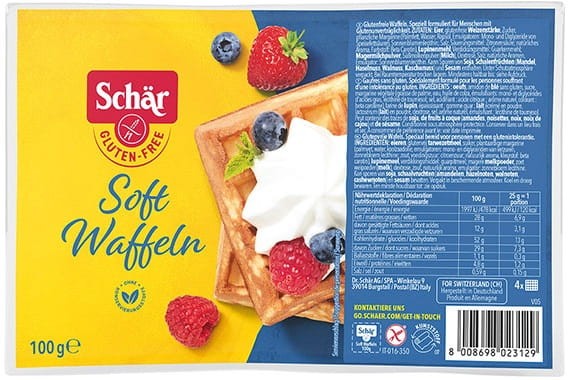 Gofry bezglutenowe Soft Waffeln 100g - Schär