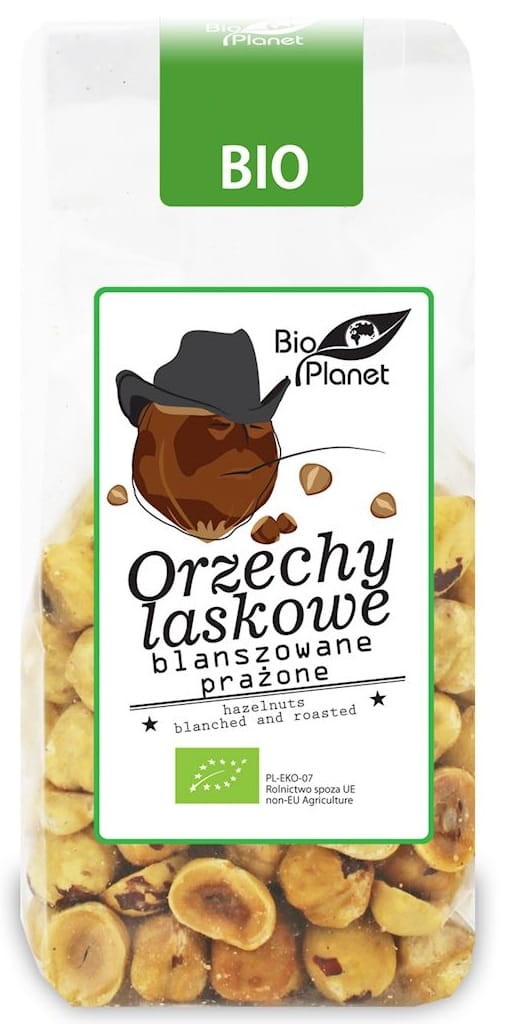 Orzechy Laskowe Prażone Blanszowane BIO 100g - Bio Planet