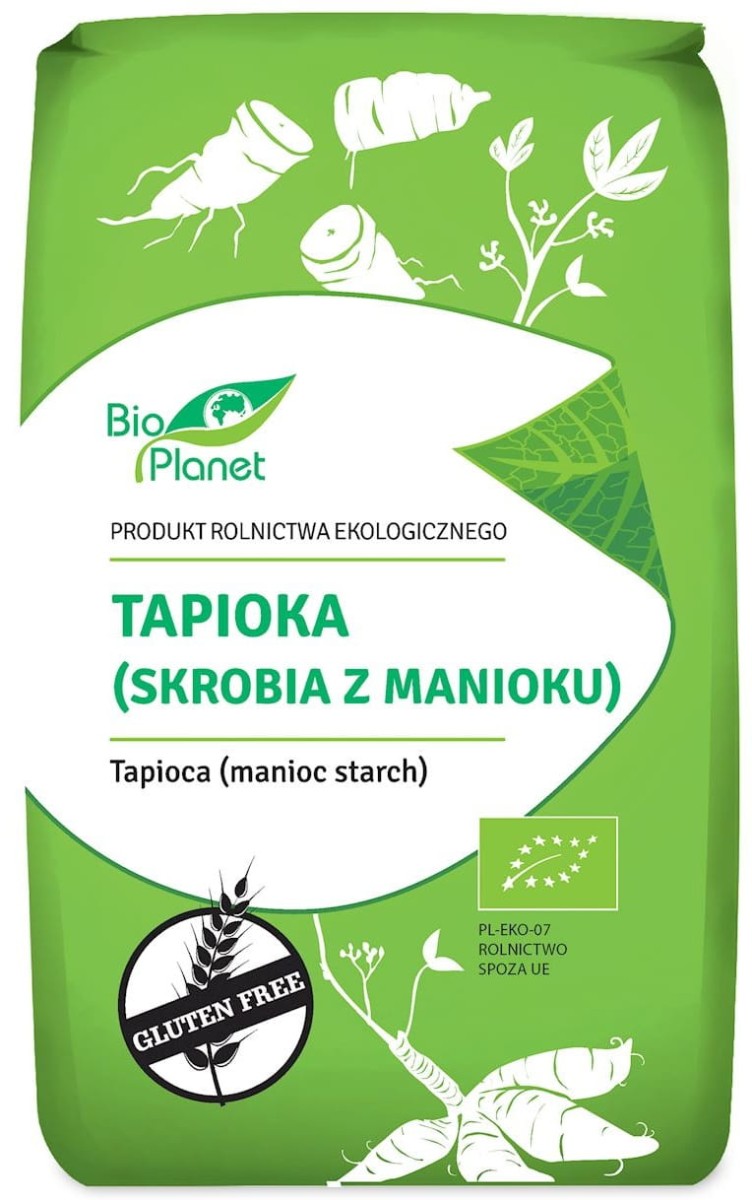 Tapioka Skrobia z Manioku bezglutenowa BIO 400g - Bio Planet