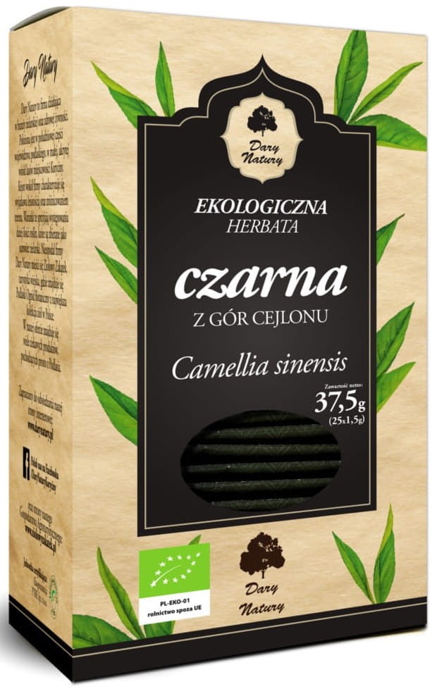 Herbata Czarna BIO 38g - Dary Natury