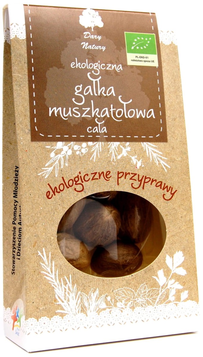 Gałka Muszkatołowa Cała BIO 30g - Dary Natury