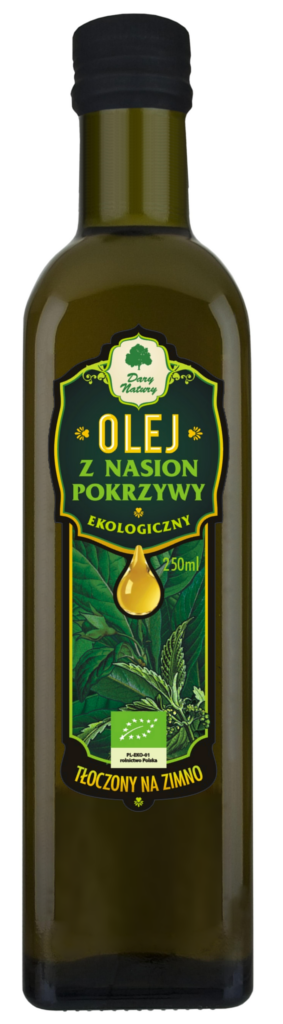 Olej z Nasion Pokrzywy BIO 250ml - Dary Natury