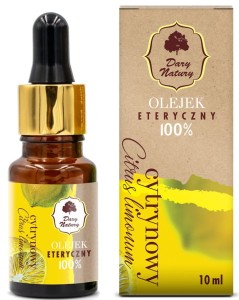 Olejek Eteryczny Cytrynowy 100% 10ml - Dary Natury