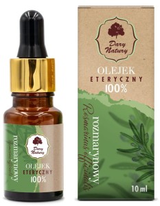 Olejek Eteryczny Rozmarynowy 100% 10ml - Dary Natury