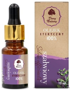 Olejek Eteryczny Szałwiowy 100% 10ml - Dary Natury