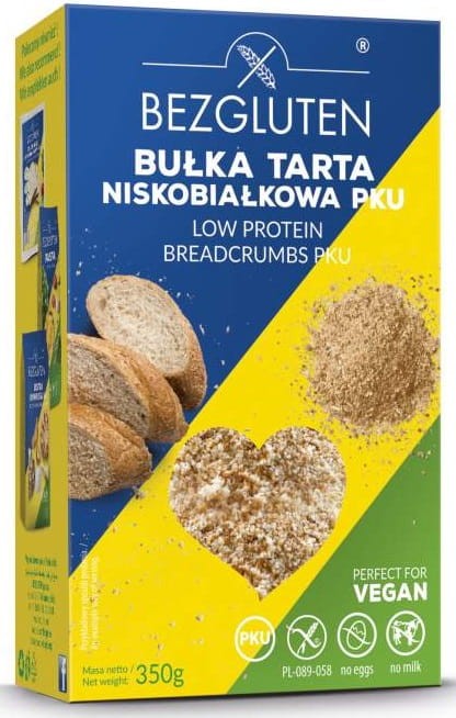 Bułka Tarta Niskobiałkowa PKU bezglutenowa 350g - Bezgluten