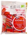 Krówki Truskawkowe bezmleczne bezglutenowe BIO 150g - Super Krówka